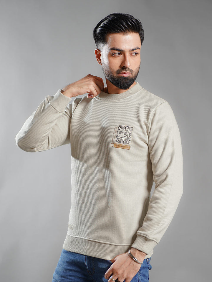 Fawn Imported Men’s Fleece Sweat Shirt (SSPF-008)