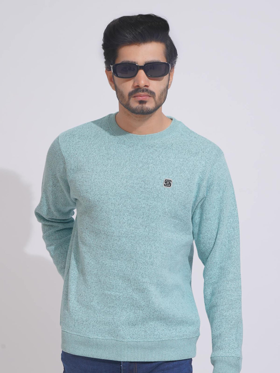 Mint Men’s Fleece Sweat Shirt (TEE-217)