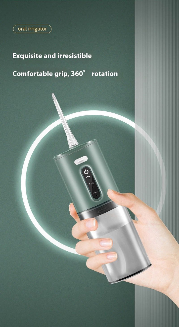Water Flosser – Professional Dental Irrigator for Deep Oral Cleaning | 310ml Large Capacity | 4 Modes | 4 Tips | Waterproof, Rechargeable & Portable