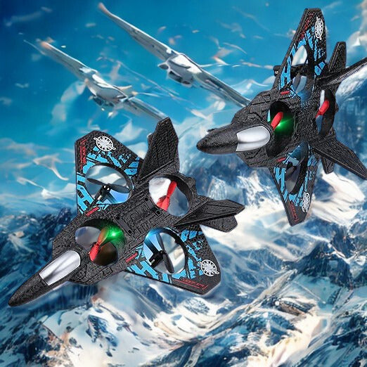LO-712 Remote Control Fighter Jet – 2.4GHz RC Aeroplane with LED Lights | High-Speed Flying Toy for Kids & Adults