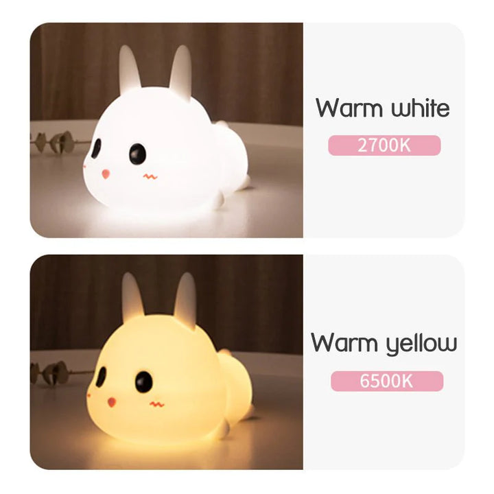 Silly Rabbit Night Light - Soft and Cute Design