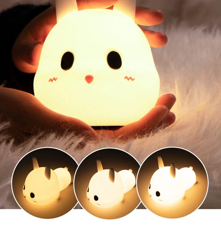 Silly Rabbit Night Light - Soft and Cute Design